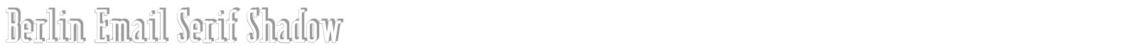 Berlin Email font preview
